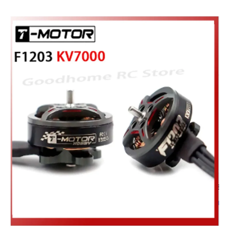 T-Motor F1203 7000kv 2-3S Lipo Ультралегкий бесщеточный двигатель с валом 1 5 мм подходит для RC