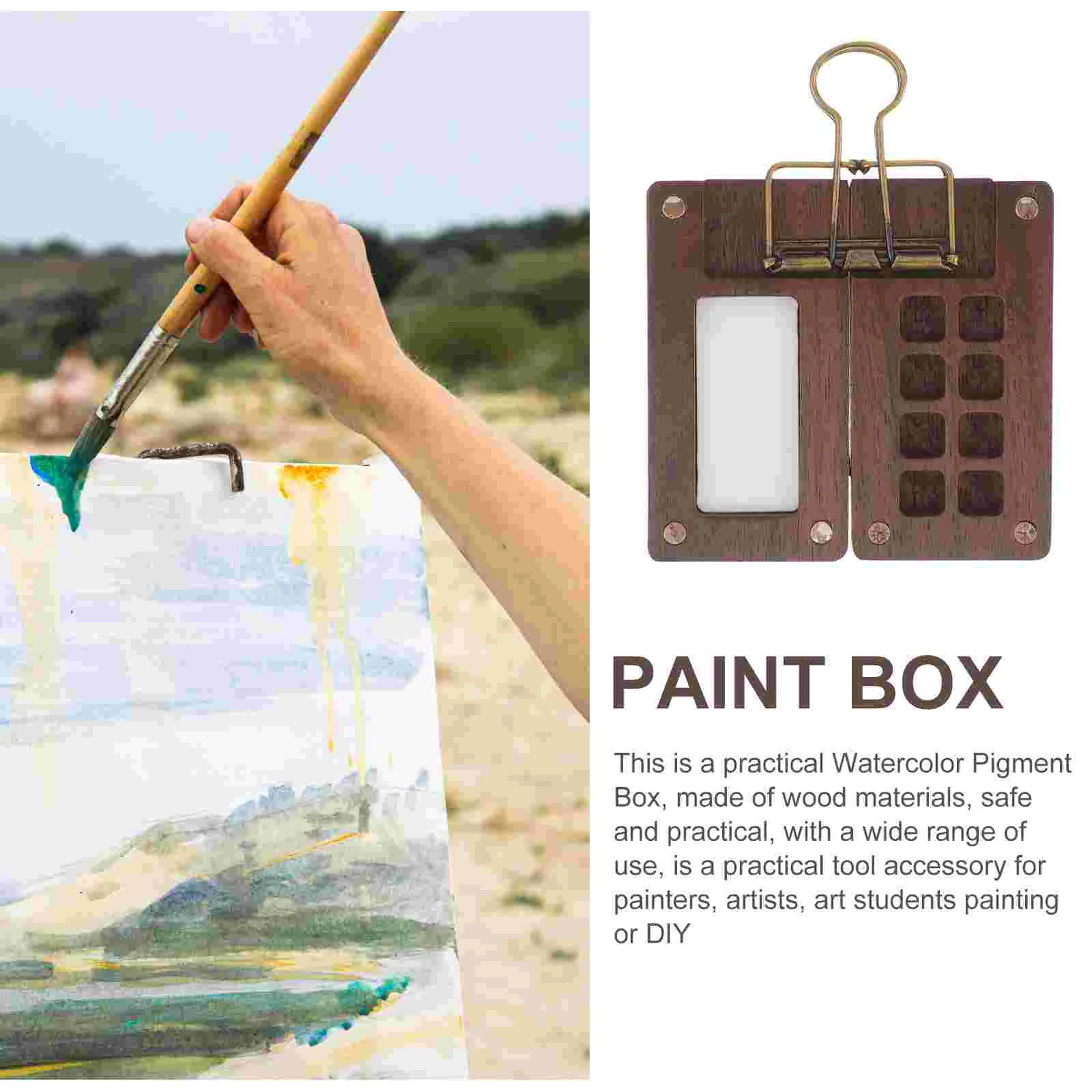 Рисунок 4 - 1 Набор, деревянная палитра акварельных