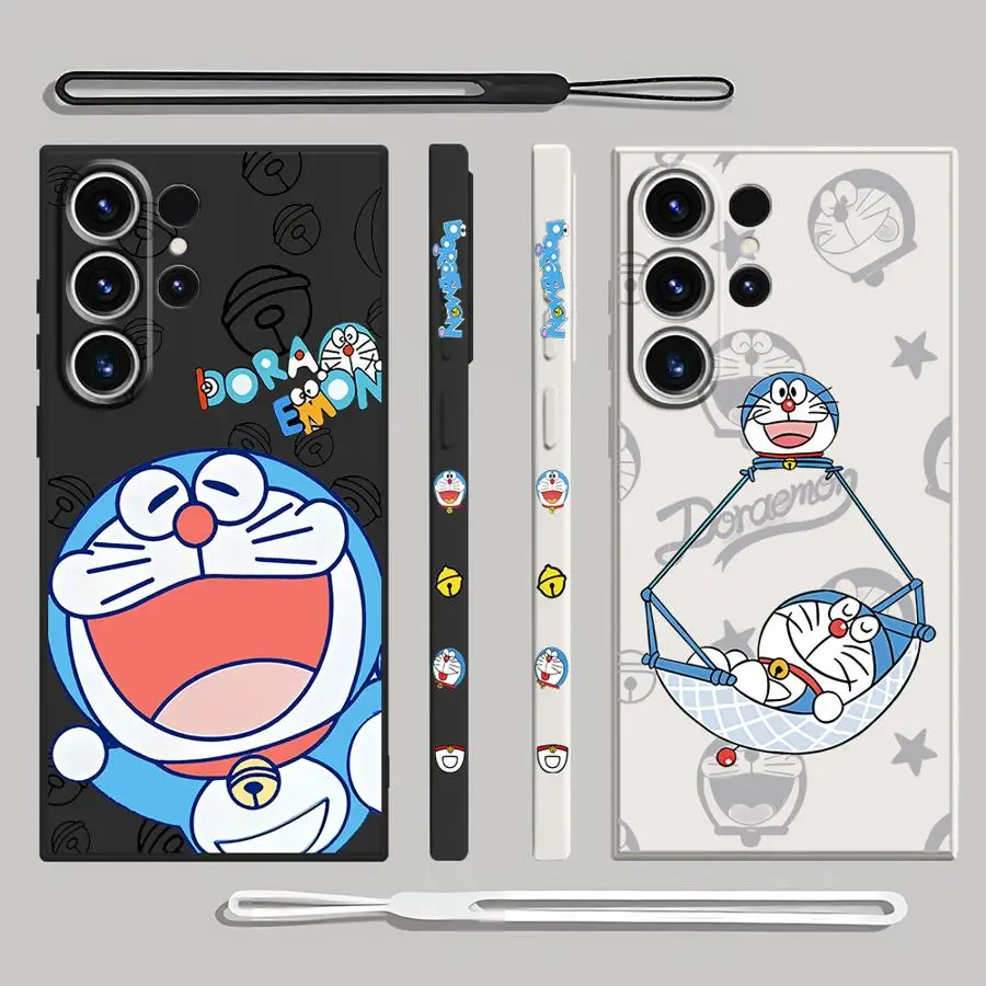 Чехол для телефона с изображением аниме D-Doraemons Samsung Galaxy S24 Ultra S22 S21 Plus Note 20 10 S23 5G S20 FE
