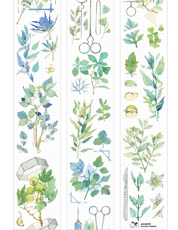 

10 Meter Green Plants Research Crystal PET Tape