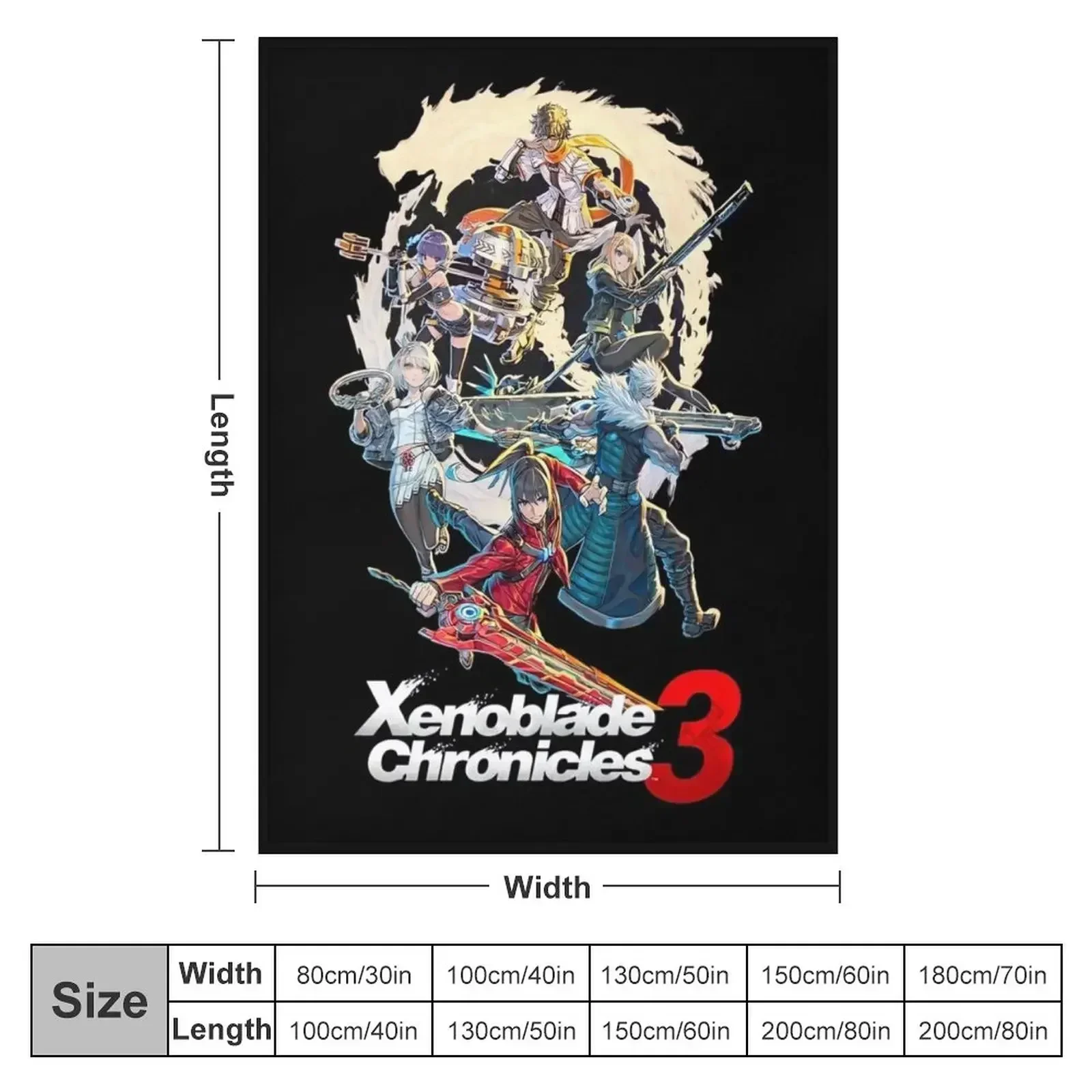 Одеяло All Times Of Xenoblade 3 декоративные кровати одеяла