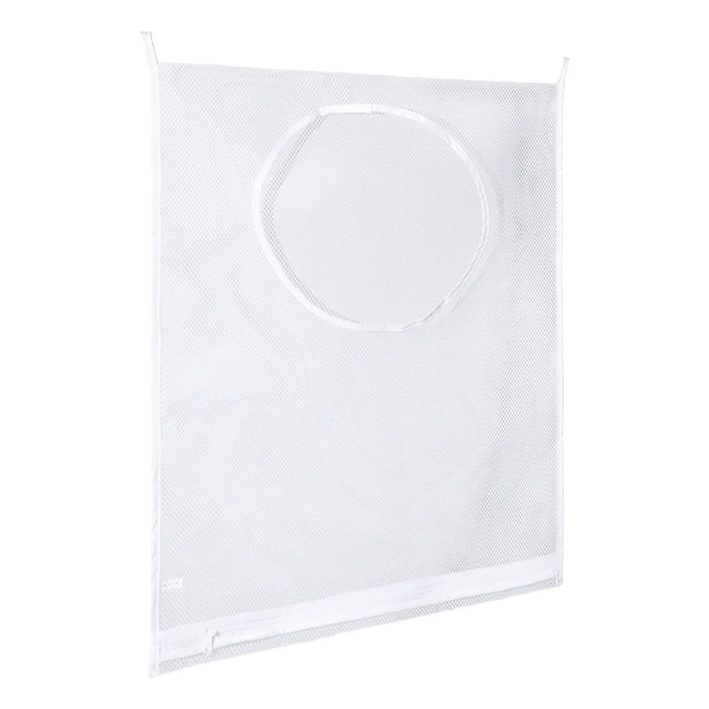 

Laundry Basket Mesh Hanging Washing Organizer Storage Hamper Clothes Toy Dirty Black Clothing Bin Bathroom Net Machine Washer