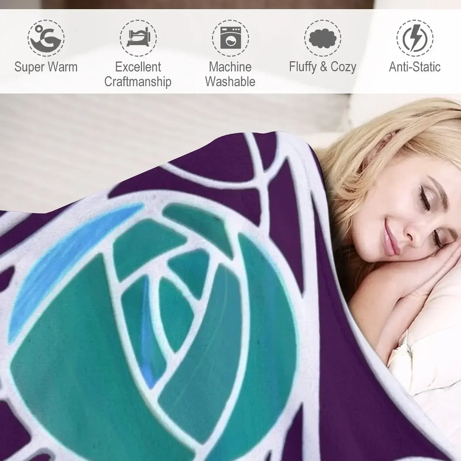 Дизайнерское одеяло Charles Rennie Mackintosh декоративное плед на диван одеяла