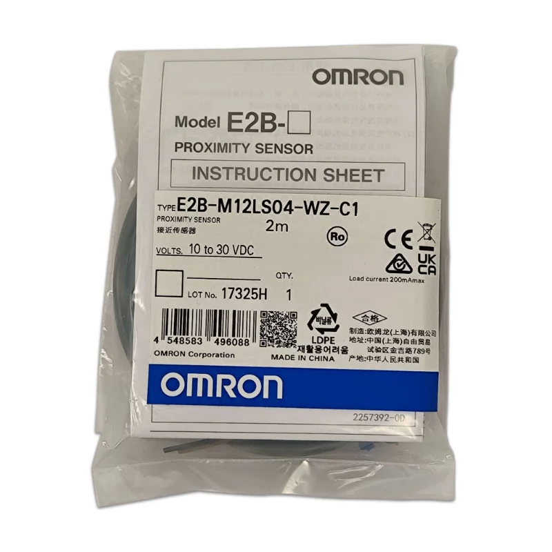 Новый оригинальный индуктивный датчик приближения Omron E2B-M12KS02 M12KS04 M12LS02 M12LS04-WZ-B1 B2 C1 C2, 2 м (art.: 3920d85e683f6) - 3920d85e683f6