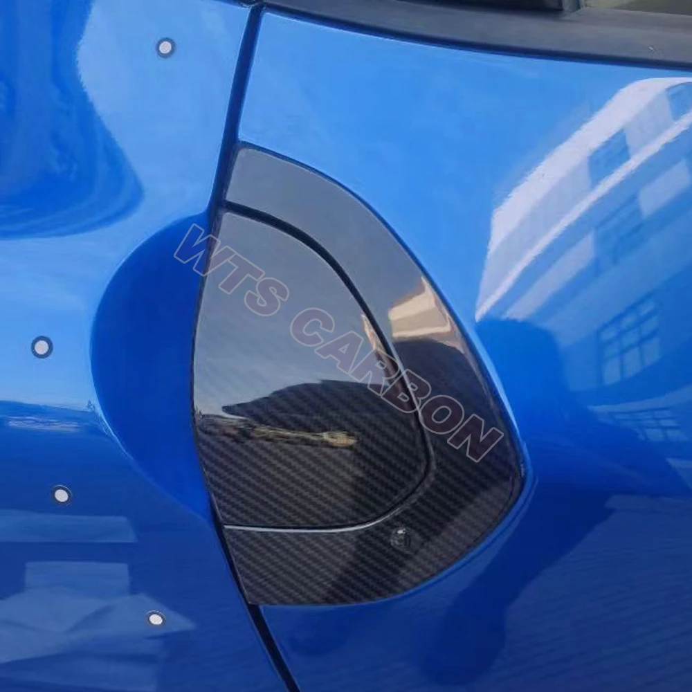 Для Nissan Z RZ34 400Z 2022-2024 сухая накладка на внешнюю дверную ручку из углеродного