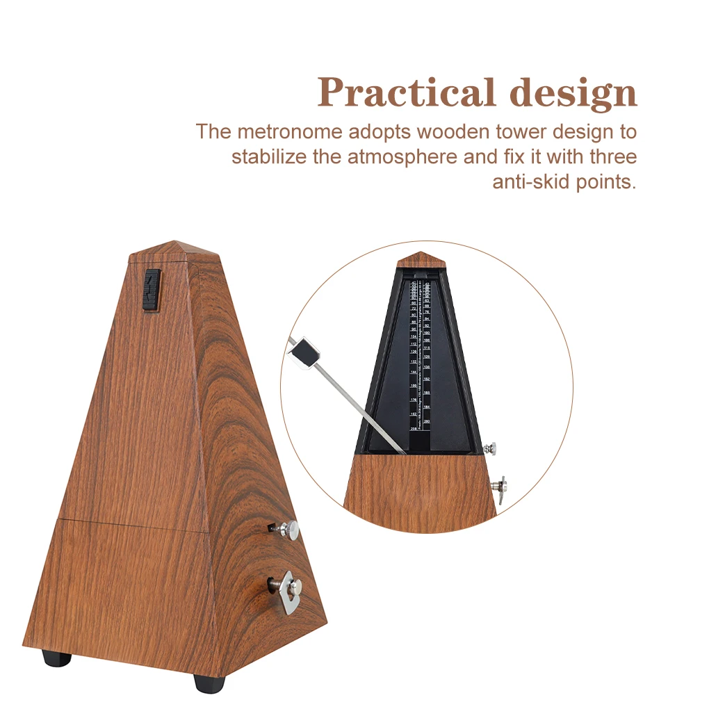 

Mechanical Guitar Metronome Violin Ukulele Acoustic Adjustable 40-208 Beat Parts Accessories Beginners Musicians