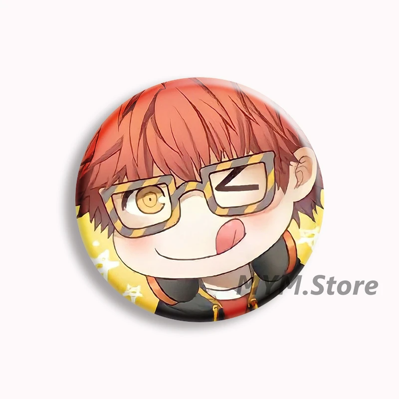 Фото Аниме игра Mystic Messenger кнопка булавка Yoosung Zenny 707 Jumin Saeran брошь значок сумка Декор аксессуары для фанатов коллекционные подарки №2