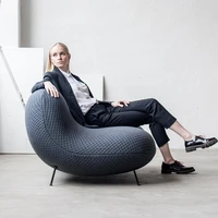 designer creative single sofa chair fabric leisure single chair nordic minimalist living room lazy sofa art sofa sofa chair