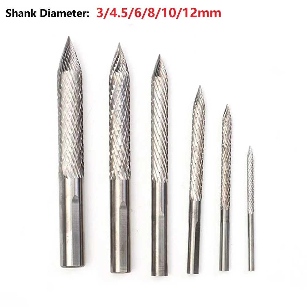 Carbide Rotary Burrs Drill Bit Carbon Steel Pneumatic Drill 