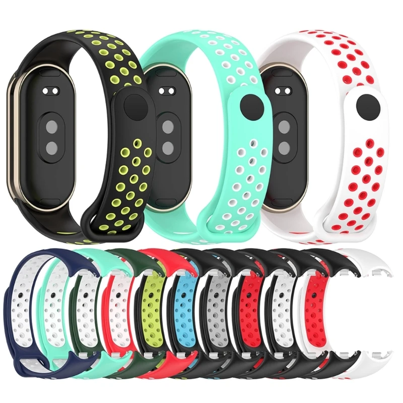 

Stylish & Comfortable Silicone Wristband Replacement Bracelet Sleek & Resilient Wrist Strap for Band8