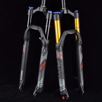 lutu mtb bicycle suspension fork 2627 529inch rebound adjustment straight 1 18 air fork qr 9mmtravel 120mm bike fork