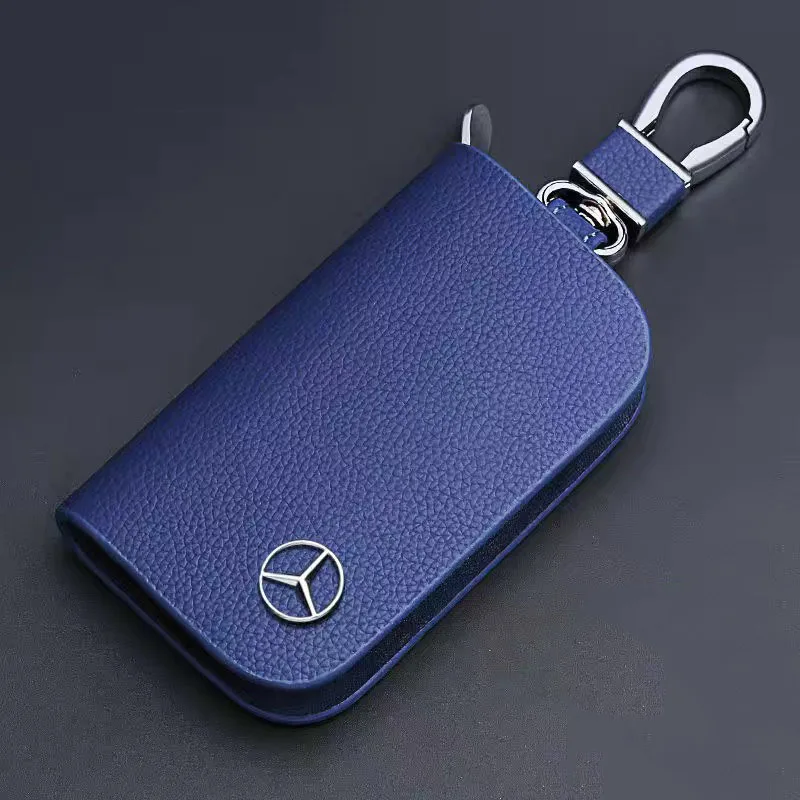 

Кожаный чехол для автомобильного ключа, защитный чехол для ключей, чехол для ключей для Mercedes Benz W176 W177 W204 W205 W212 W213 W206 X156 X253 W117