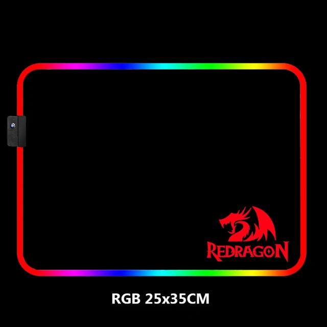 Компьютерный коврик для мыши игровые настольные коврики RGB Большой Подсветка