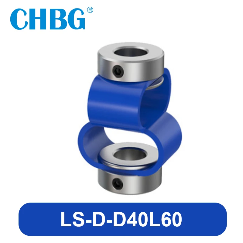 

CHBG LS D D40L60 8 Font Encoder Coupling Double Loop Couple Flexible Aluminum Alloy CNC 3D Printer Electric Connector