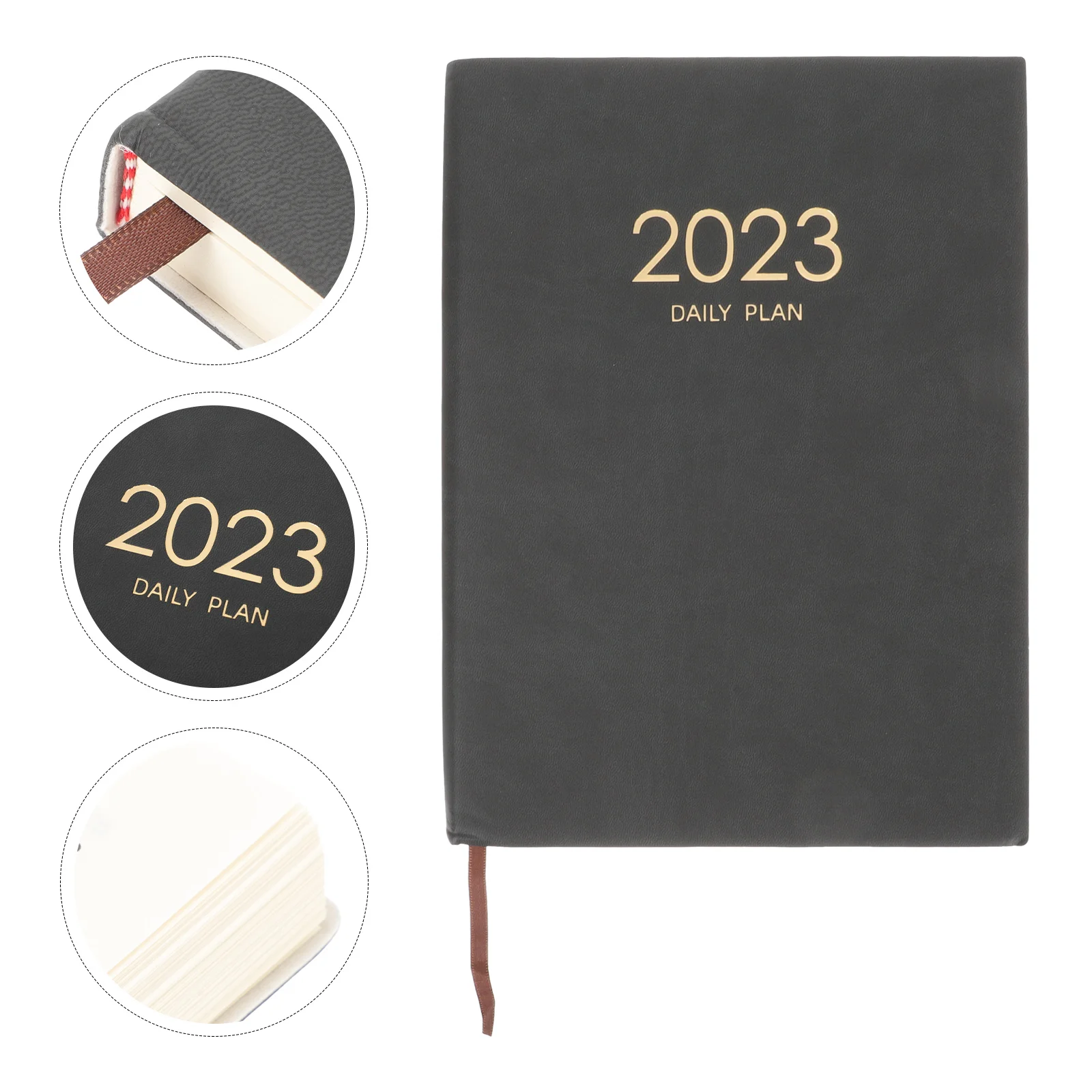 

Multipurpose Notepad Time Management Notepad Agenda Notepad for Students (Black)