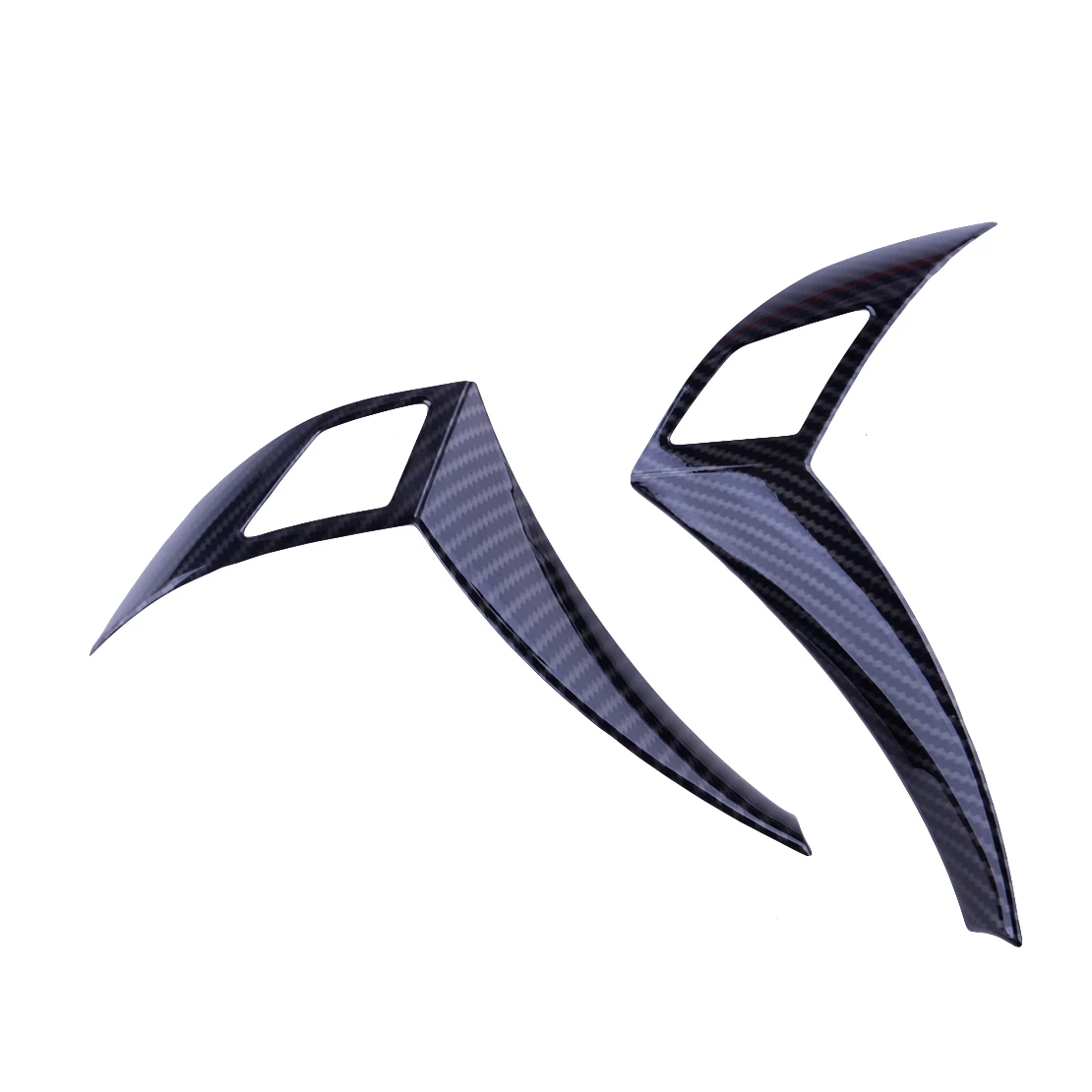 

1 пара, автомобильная накладка на руль из углеродного волокна для BMW 5 серии E60 E61 2003-2006 2007 2008 2009 2010