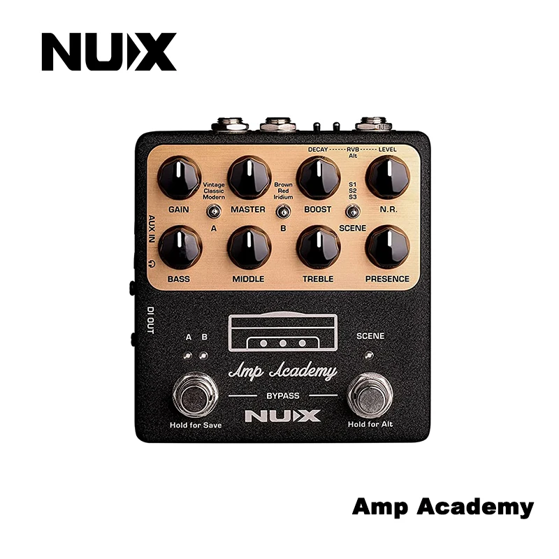 

Педаль для гитары NUX NGS-6 Amp предусмотрена Академией для моделирования, 1024 образцов, ИК, сторонний ИК-погрузчик