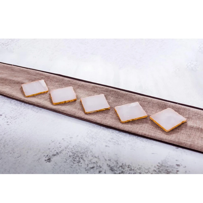 Подставка под драгоценный камень розовые Ониксовые коврики подставки золото