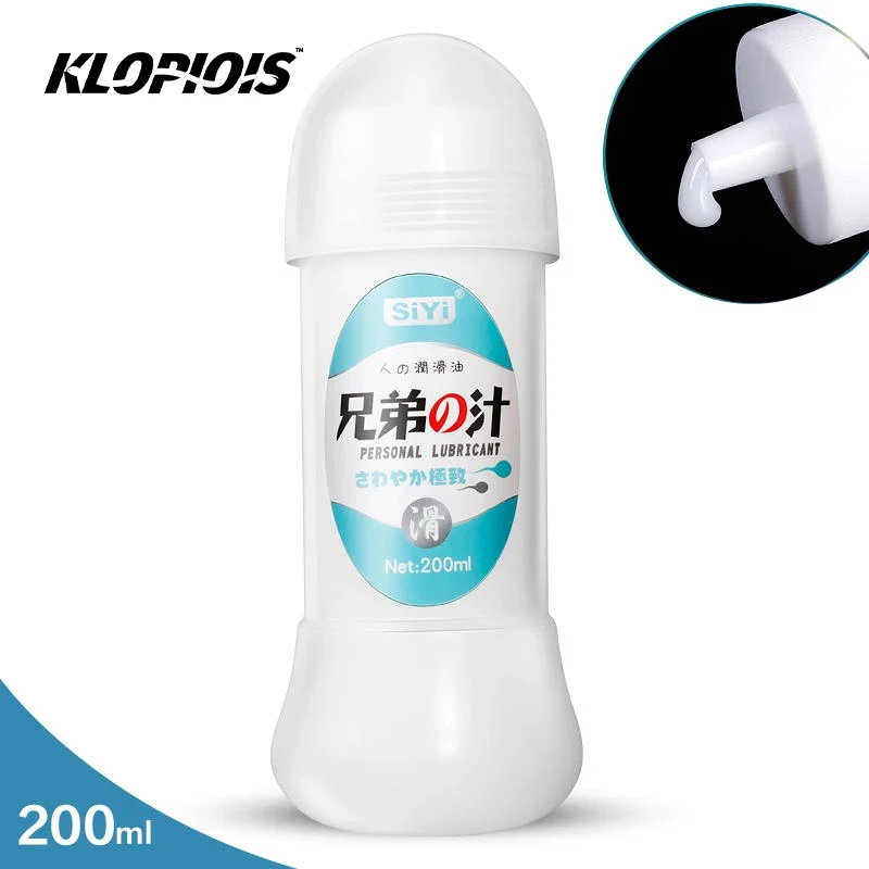 

Milky Lubricant Imitation Semen Sticky Gay Butt Plug Special Lubricant Long-lasting Smooth Easy Clean Couples Intimacy Supplies