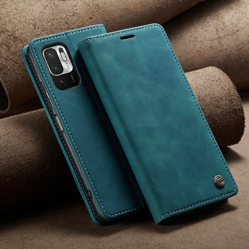 

Новый стиль роскошный Магнитный Флип Матовый кожаный кошелек Ударопрочный силиконовый бампер чехол для телефона Xiaomi Poco F2 M3 Pro F3 Coque