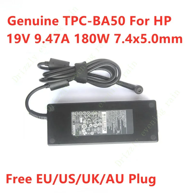 Подлинный TPC-BA50 19 В 9 47 А 180 Вт 7 4x5 0 мм 669265 -001 Адаптер переменного тока для зарядного
