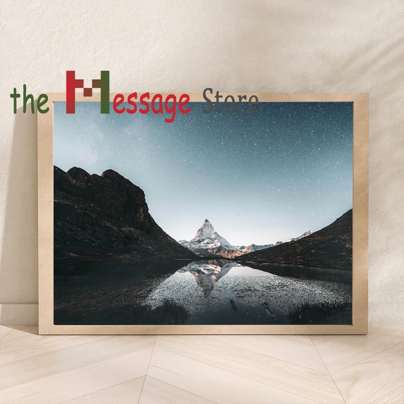 Швейцария горная фотография искусство стен декор для путешествий дома отеля