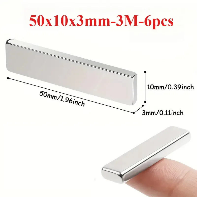 

Магниты U-POLEMAG прямоугольные 30/40/50/60х10х3 мм