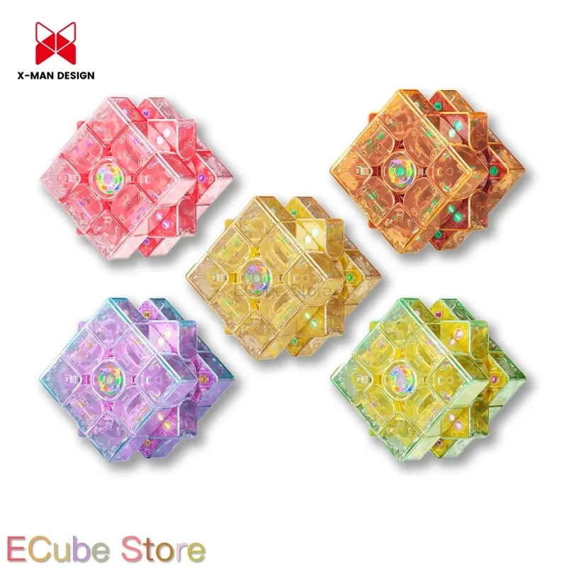 

LIMITED EDITION!! [ECube] QiYi Tornado V3 Limited Edition Random color Magnetic 3×3 Maglev Cube 3x3 Professional Collection