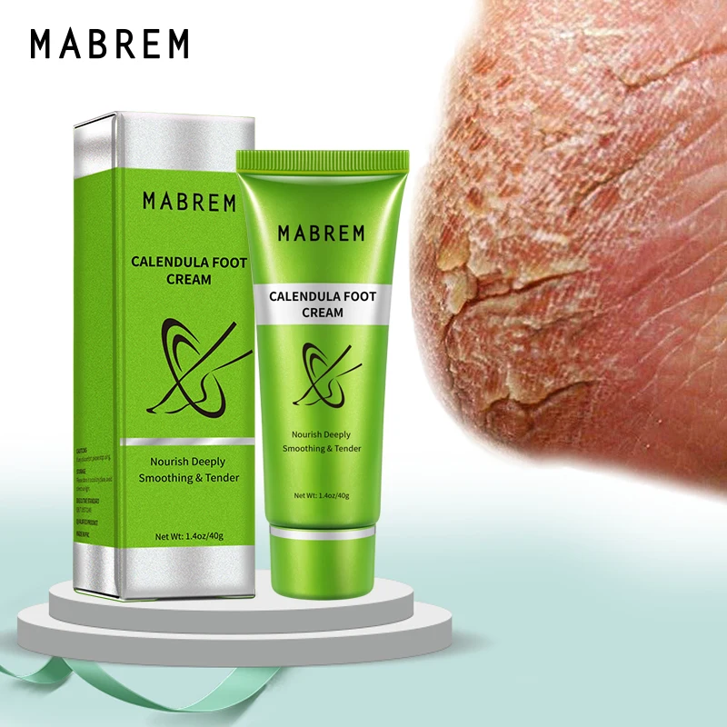 

40g MABREM Calendula Foot Cream Pedicure Beauty Wellness Foot Peeling Mask Pedicure Repair Skin Detox Hydration Moisturizing
