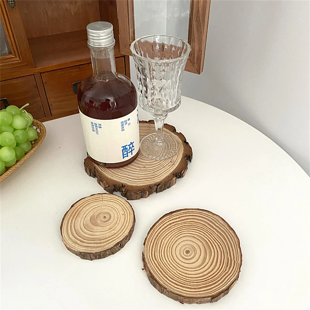 

Kitchen Gadgets Insulation Mat Round Cocktail Decorative Table Mat 2023 Portable Coaster Household Anti-slip Mat Multifunctional