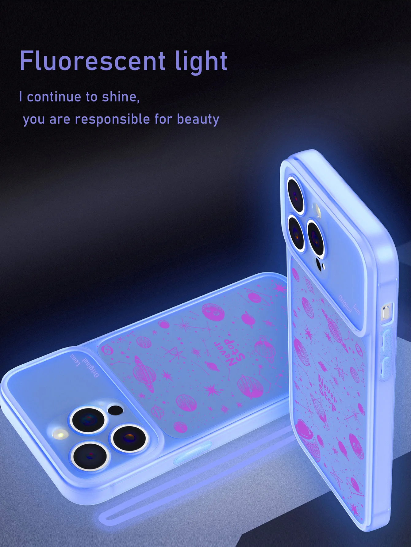Роскошный светящийся прозрачный силиконовый чехол с ночным светом для телефона