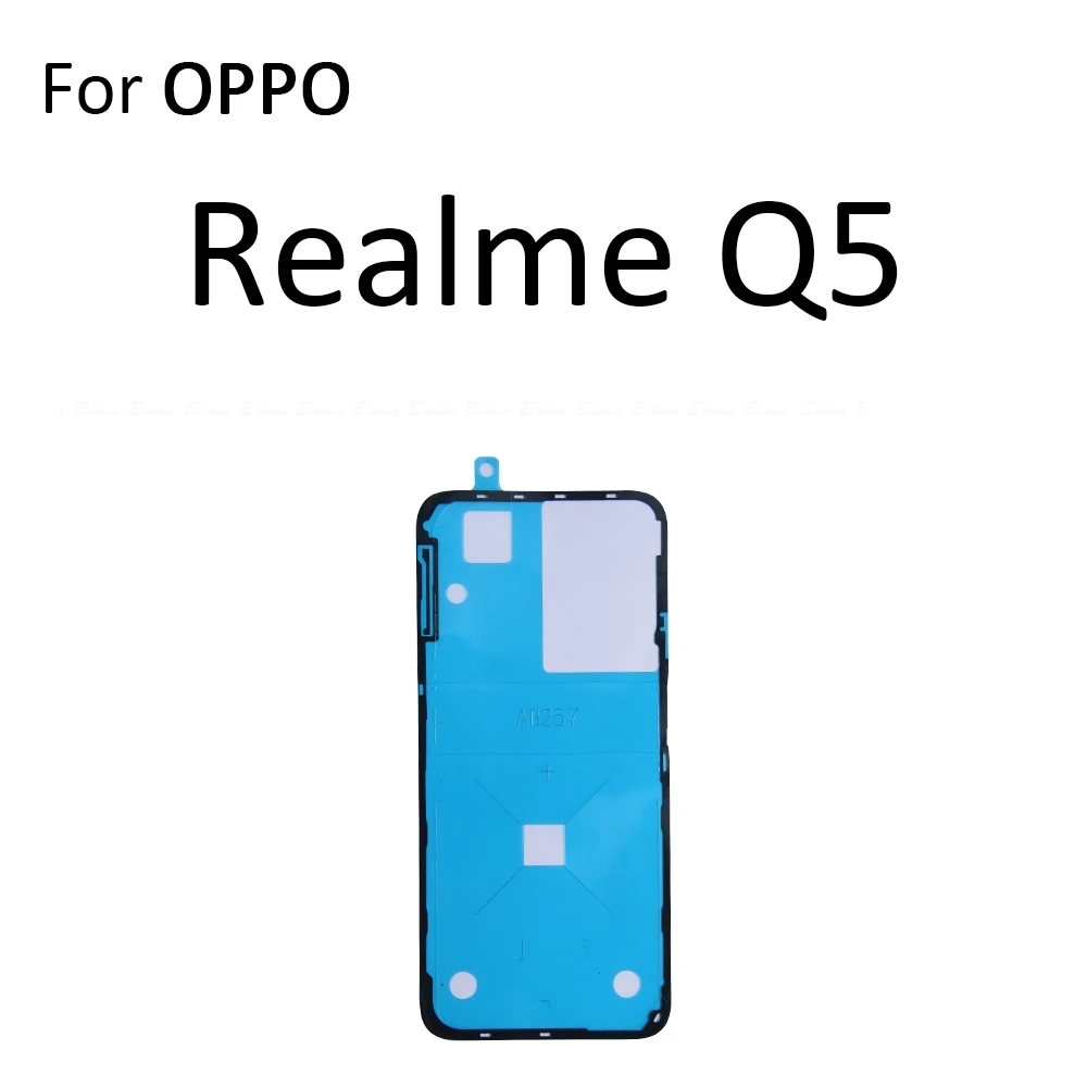 Фото Клейкая лента-стикер для задней крышки аккумулятора OPPO Realme Q Q2 Q3 Q3i Q3s Q3t Q5 5G Q5i U1 Pro Carnival Parts №3