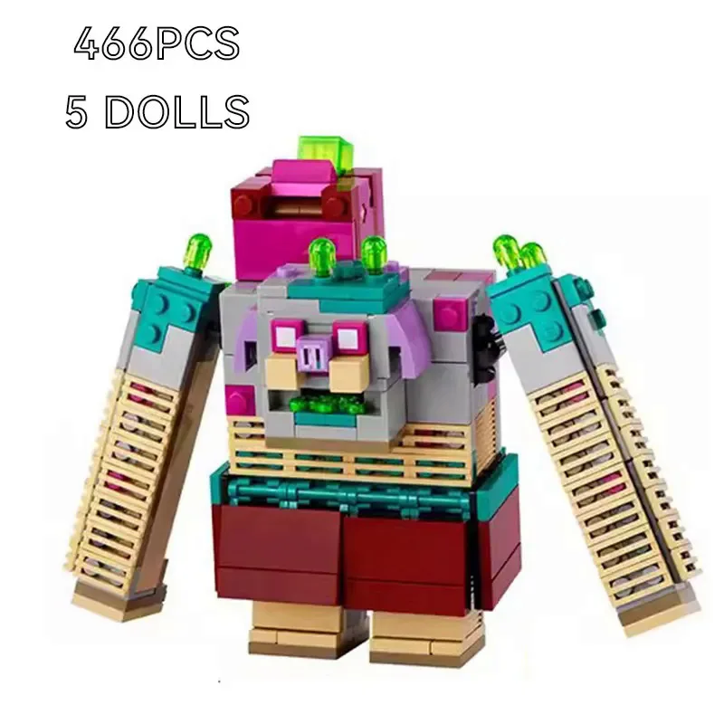 Детские Строительные Блоки Moc World 21257 Игрушечная Модель Swine Glutini Для Мальчиков