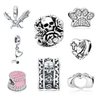 Открытые крылья, летающий дракон, подвески, искусственные серебряные бусины с животными, подходят для оригинальных браслетов, подвески, ювелирные изделия для вечеринки, Женские Ювелирные изделия