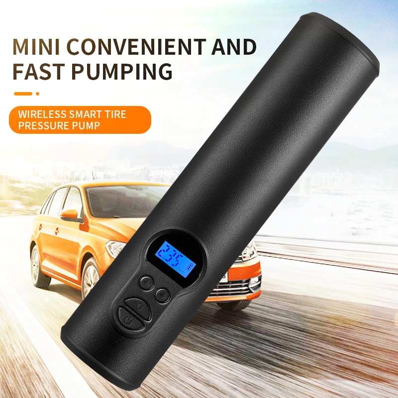 

Rechargeable Portable Air Compressor Car Tire 150PSI Wireless Inflator Air Pump Smart Handheld Inflator With Digital Display