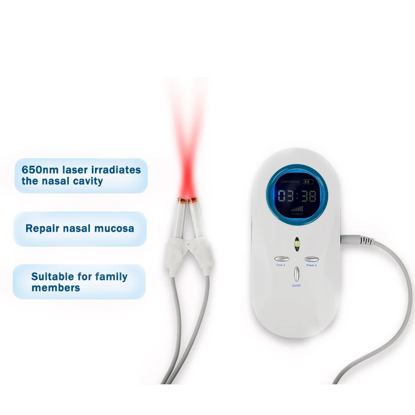 

Hot Selling Factory Portable Cold Laser Rhinitis Treatment Instrument For Chronic Rhinitis,Nasal Polyps,Cardiovascular Disease