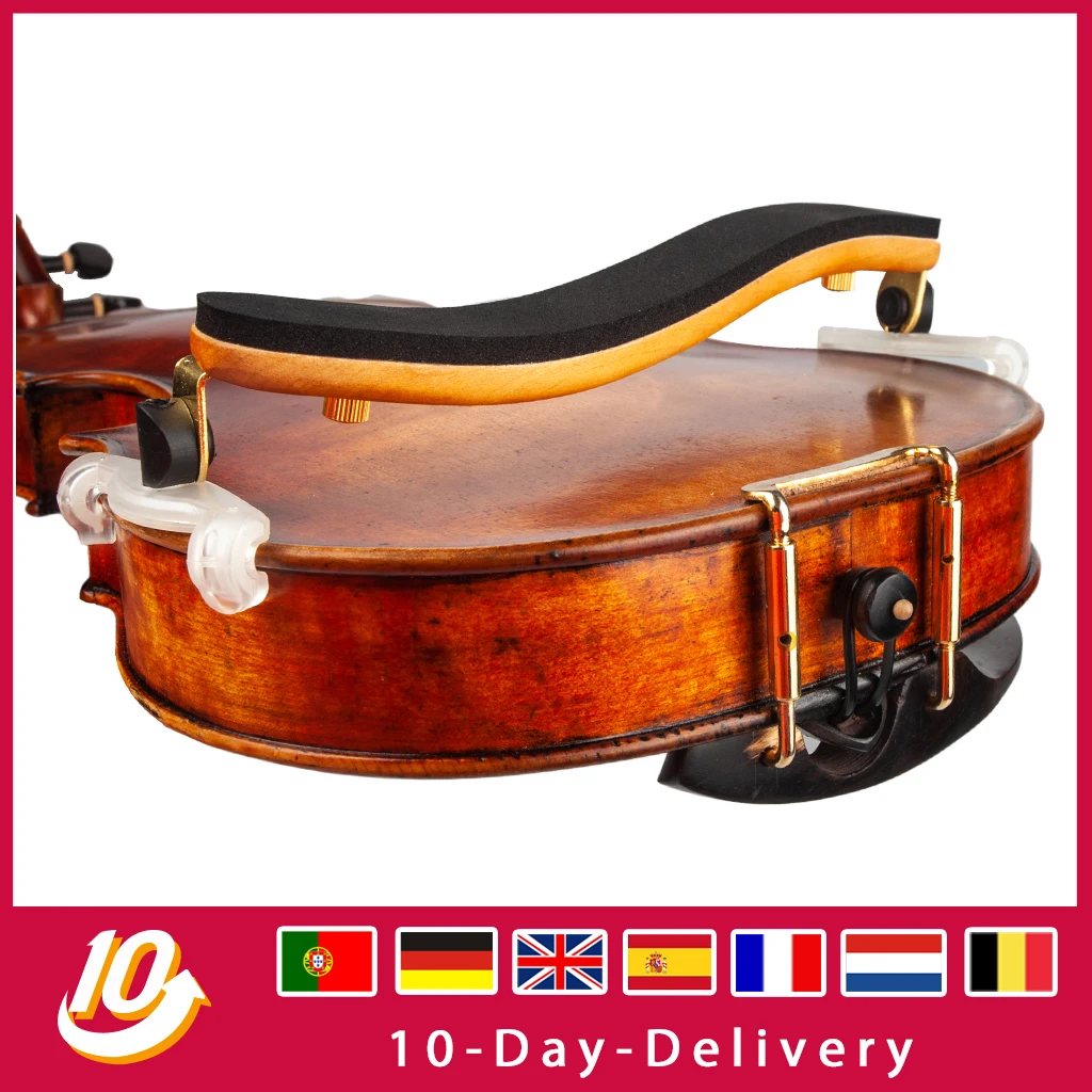 

NAOMI Professional Shoulder Rest Handmade Maple Wood Adjustable 3/4 4/4 Violin/Fiddle Shoulder Rest Durable Use