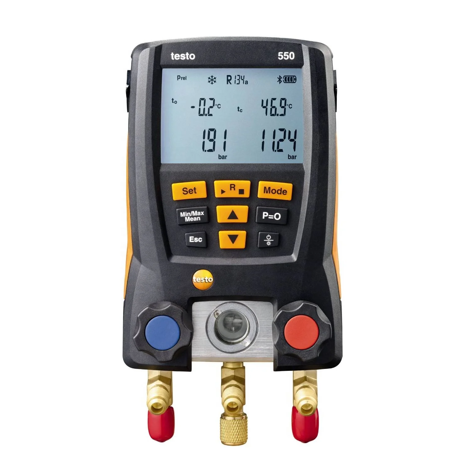 

original testo 550 2-way remote control digital manifold manometer