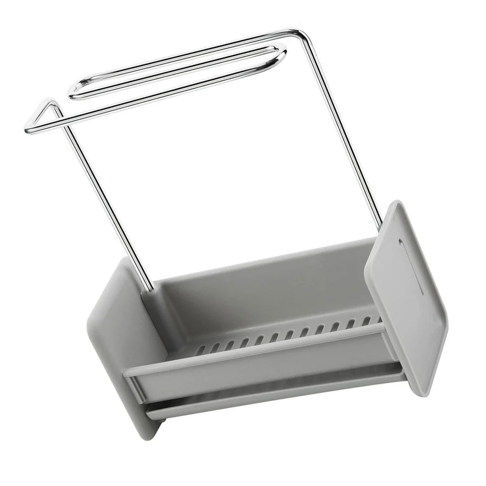 

Holder Sink Dish Sponge Kitchen Rack Caddy Brush Soap Cloth Rag Organizer Hanger Drying Bathroom Storage Bath Shelf Standing