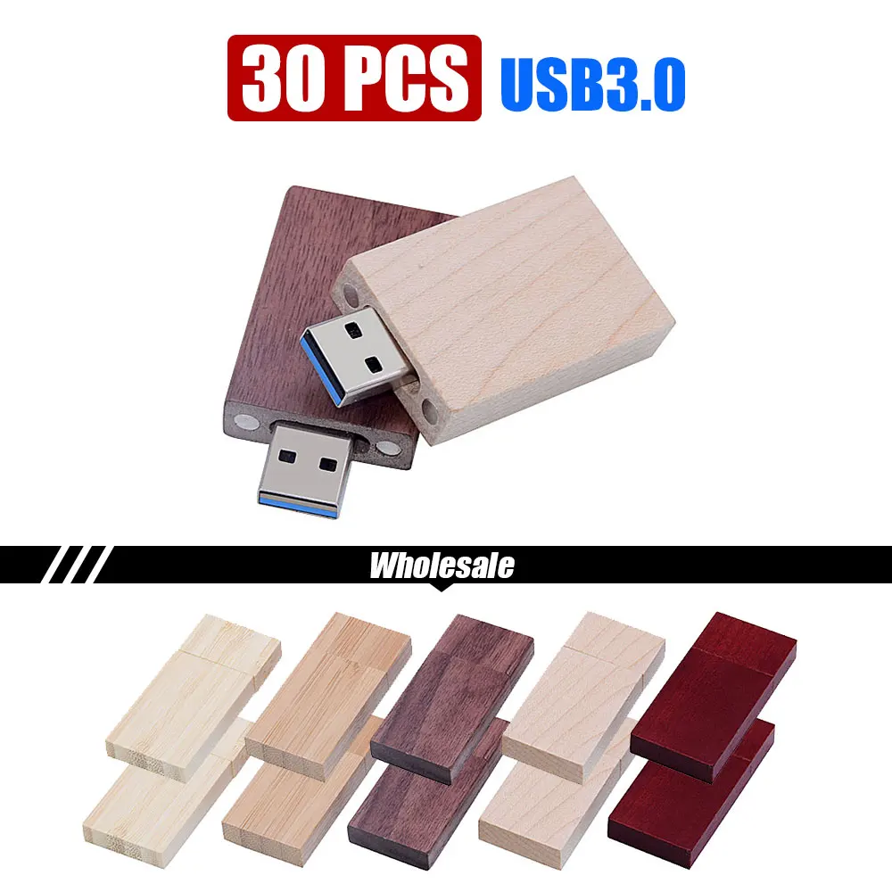 

Usb 3.0 флеш-накопитель деревянный, 4-128 ГБ, 30 шт./партия