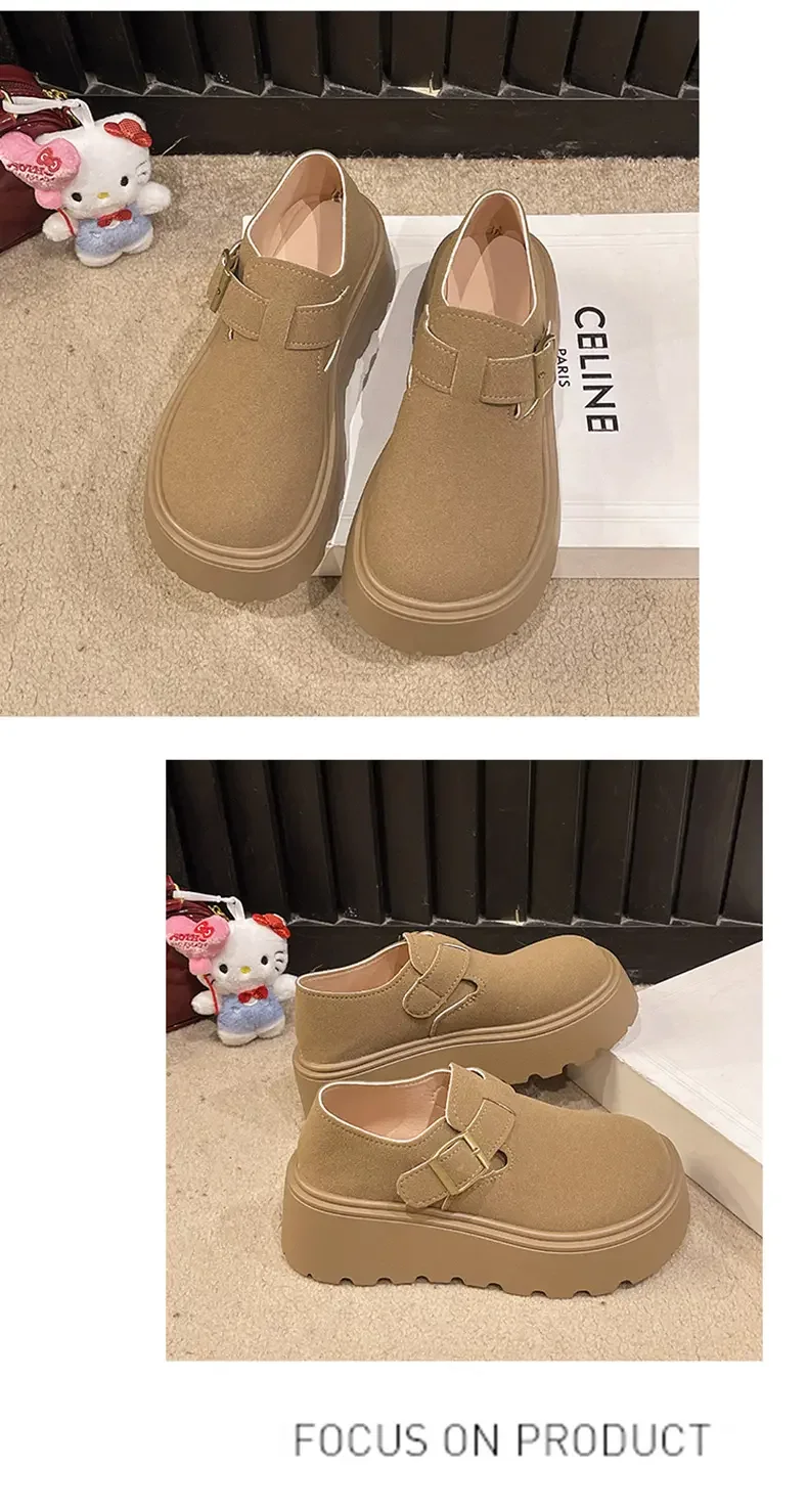 Женские туфли Mushang W03-1, весенние носки Birkenstocks на толстой подошве, увеличивающие маленький размер (art.: 3920cc832fbf1) - 3920cc832fbf1