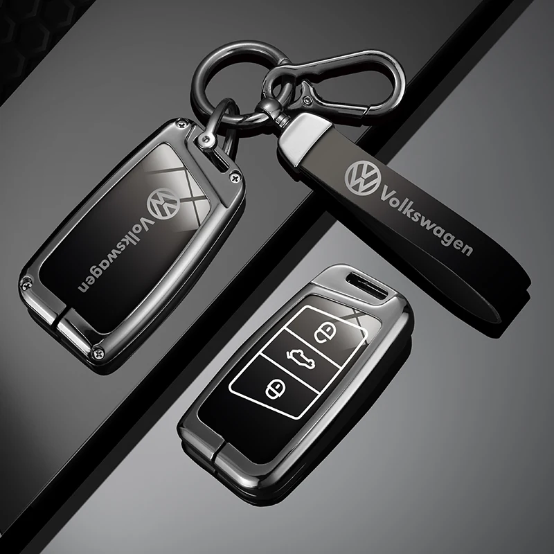 Автомобильный чехол для ключей с держателем брелок VW Volkswagen Polo Tiguan Passat Golf Jetta Lavida