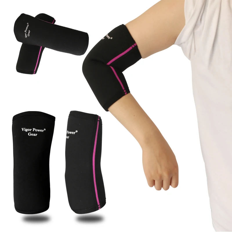 

5mm Elbow Support Gym Sport Brace For Weightlifting Compression Support Reduce Tennis Golfers Elbow Pain Relief Body Safety