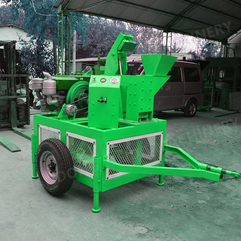 QTC1-20 глиняная черепица ручная машина для прессования цемента и земли по самой