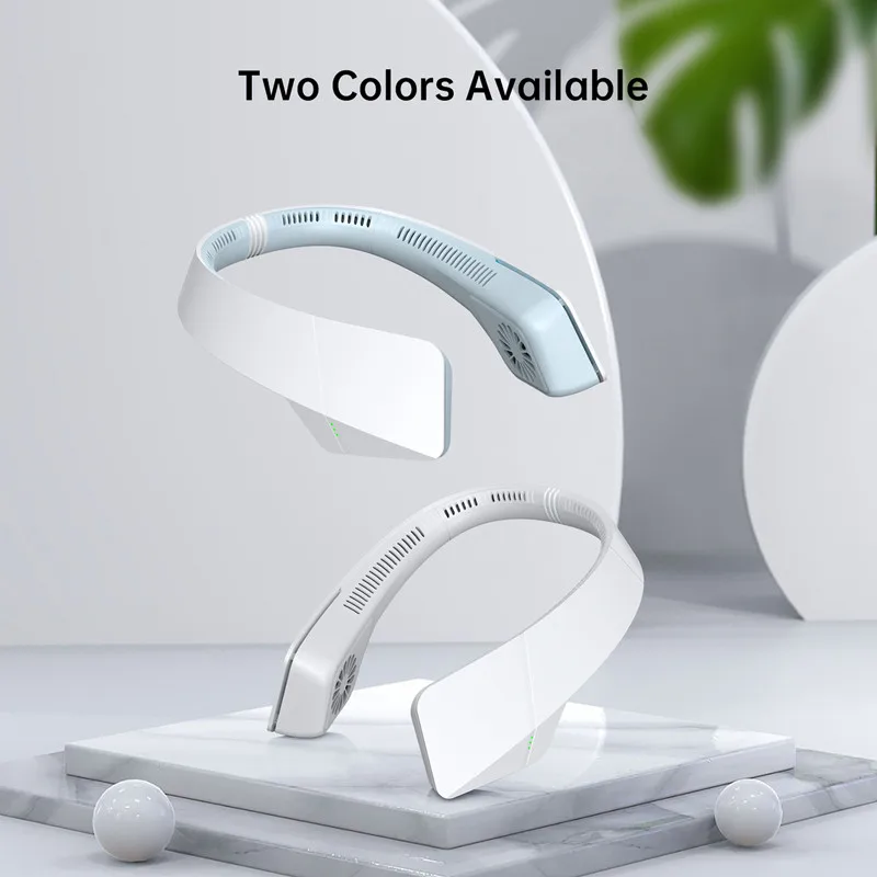 

1800 мА · ч встроенный вентилятор для шеи, беспилотный спортивный вентилятор, бесшумный модный бесщеточный мотор на долгий срок службы, подарок для парня