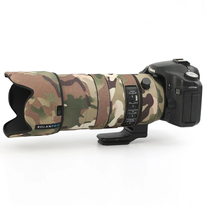 

For Sigma 70-200mm F/2.8 Sport Camouflage Rain Cover Lens Sleeve Guns Clothing Photography Nylon Waterproof Lens Cover