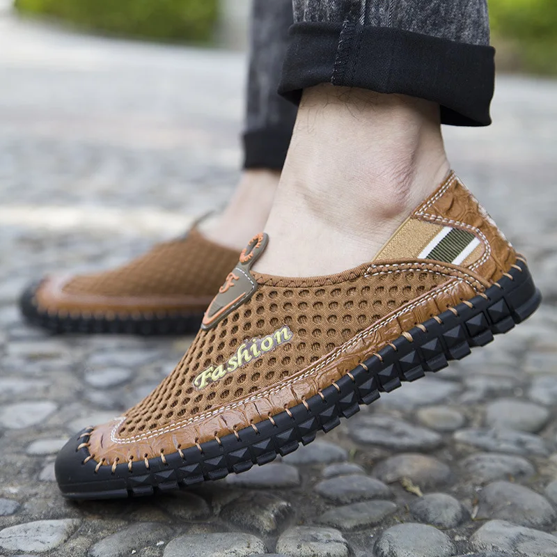 

Mens Loafers Unisex Summer Breathable Mesh Men Shoes Lightweight Sneakers Men Fashion Casual Male Shoes Brand Designer