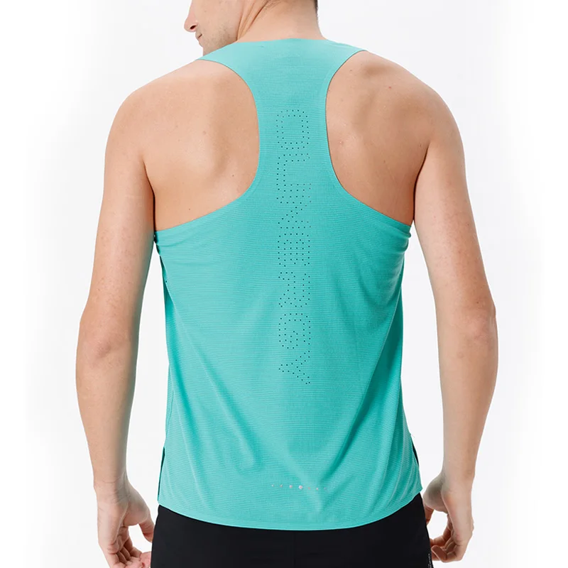AONIJIE FM5113 Man Male Quick Drying Sports I-shaped Vest Sleeveless Tops Summer For Fitness Running Racing Basketball Training