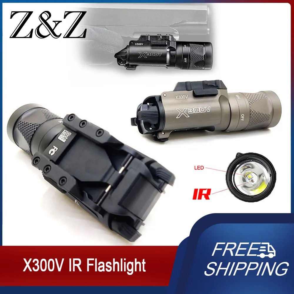Тактический фонарь Z&ampZ X300V ИК-освещение и белый светодиодный фонарик Scout с