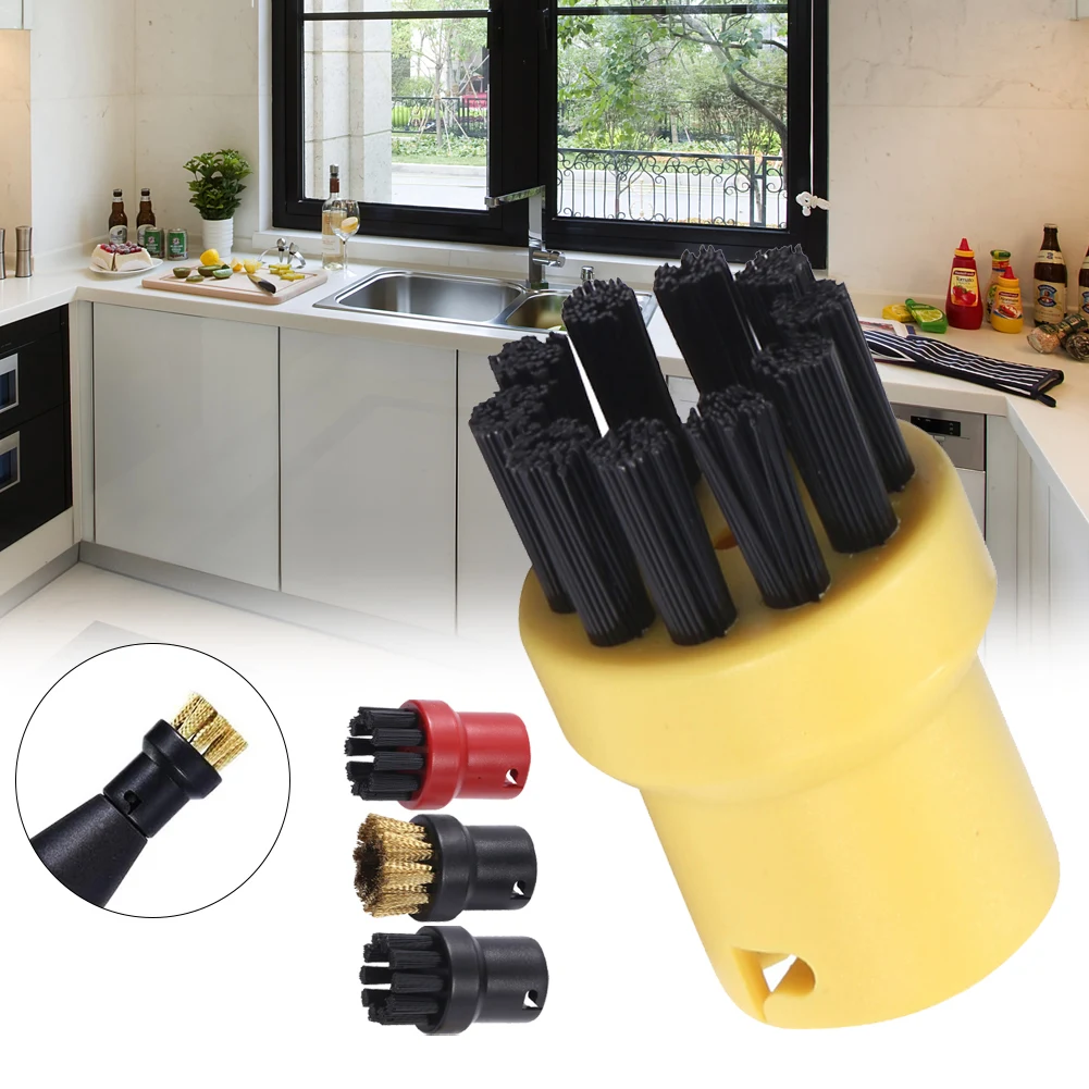 

2pcs Cleaning Brush For Karcher SC1 SC2 SC3 SC4 SC5 SC7 CTK10 Steam Cleaner Accessories Small Round Brush Head Replacement